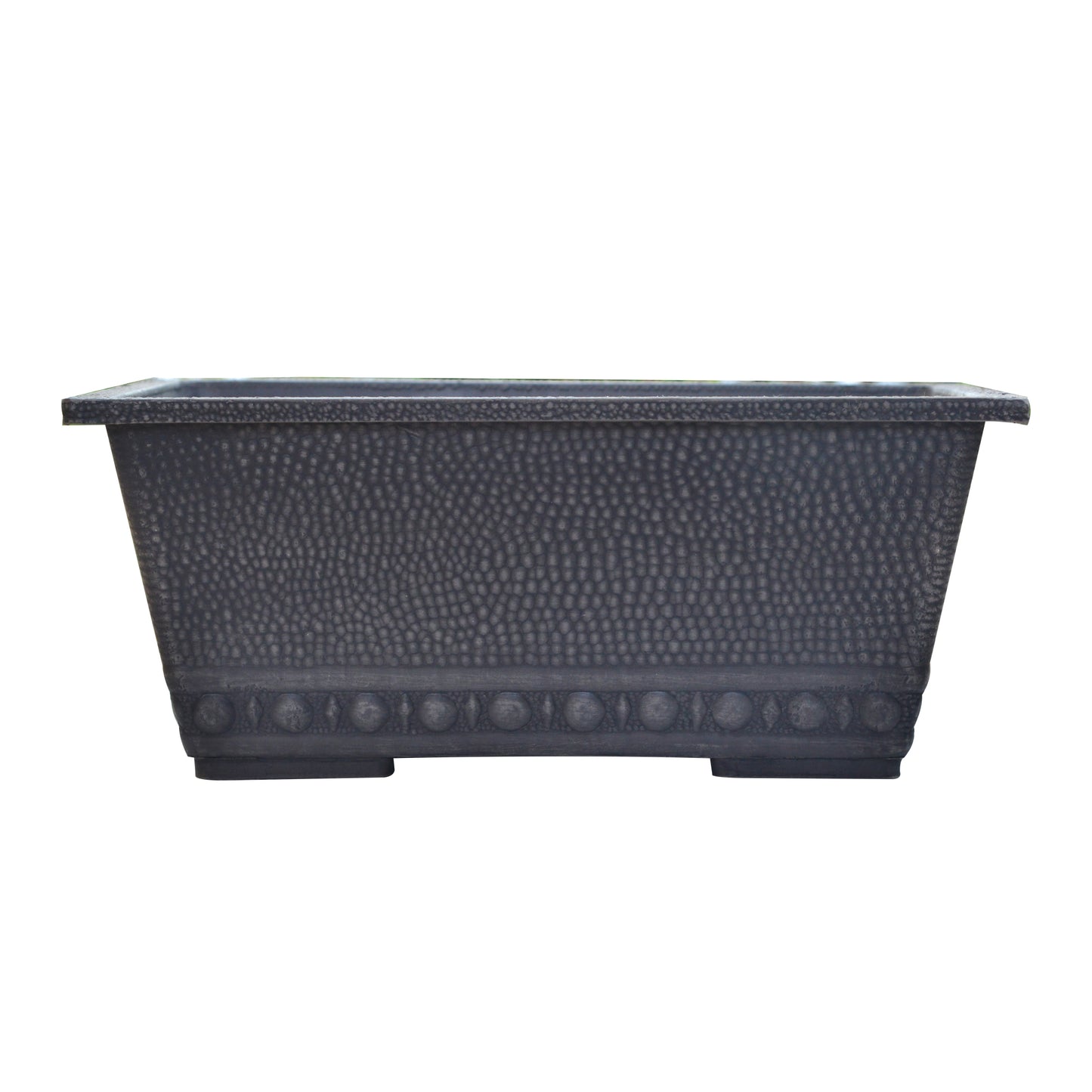 GreenShip 13.4 L x 8.66 W x 5.52 H inch Classic Long Large Rectangular Window Box Planter for Indoor Outdoor Patio Balcony, Durable Window Planter with Drainage Hole(Plants Not Included)