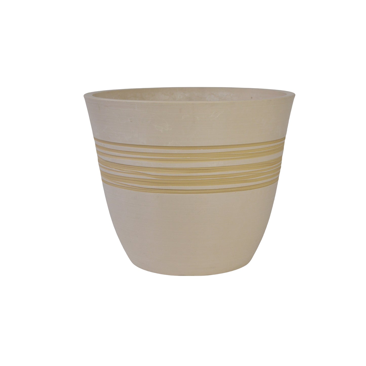 GreenShip Planter for Indoor Outdoor Plants, Set of 2 Modern Decorative Plant Pots with Drainage Hole, Decorative Flower Pots(Plants Not Included)