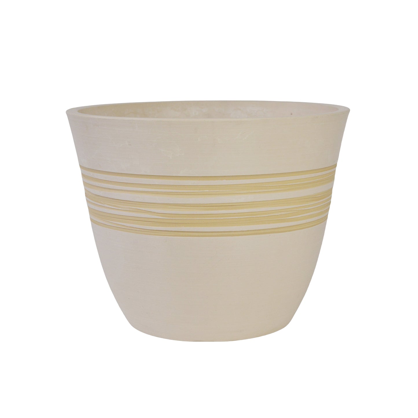 GreenShip Planter for Indoor Outdoor Plants, Set of 2 Modern Decorative Plant Pots with Drainage Hole, Decorative Flower Pots(Plants Not Included)