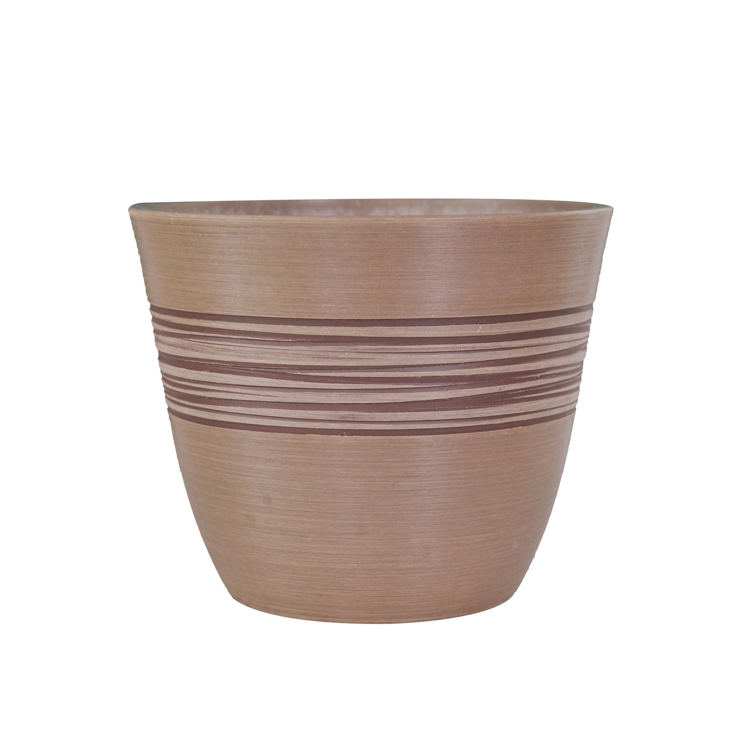 GreenShip Planter for Indoor Outdoor Plants, Set of 2 Modern Decorative Plant Pots with Drainage Hole, Decorative Flower Pots(Plants Not Included)