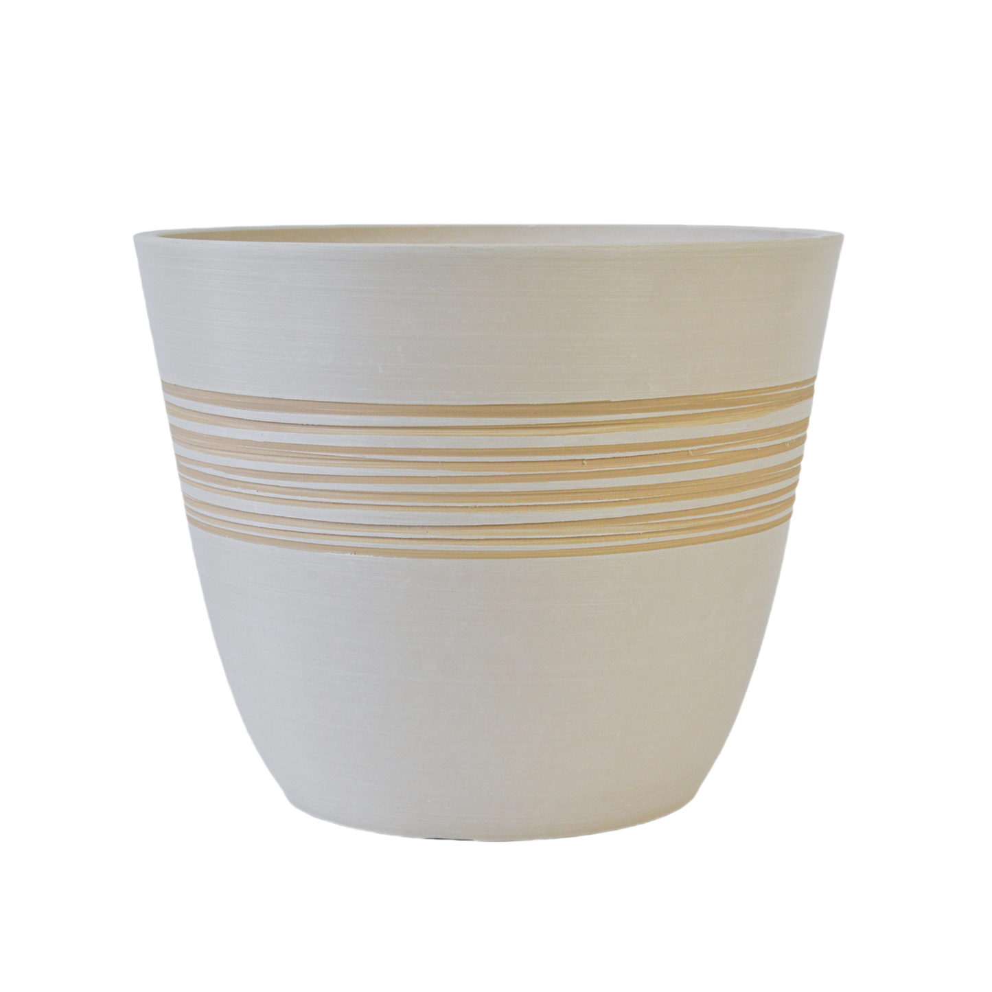 GreenShip Planter for Indoor Outdoor Plants, Set of 2 Modern Decorative Plant Pots with Drainage Hole, Decorative Flower Pots(Plants Not Included)