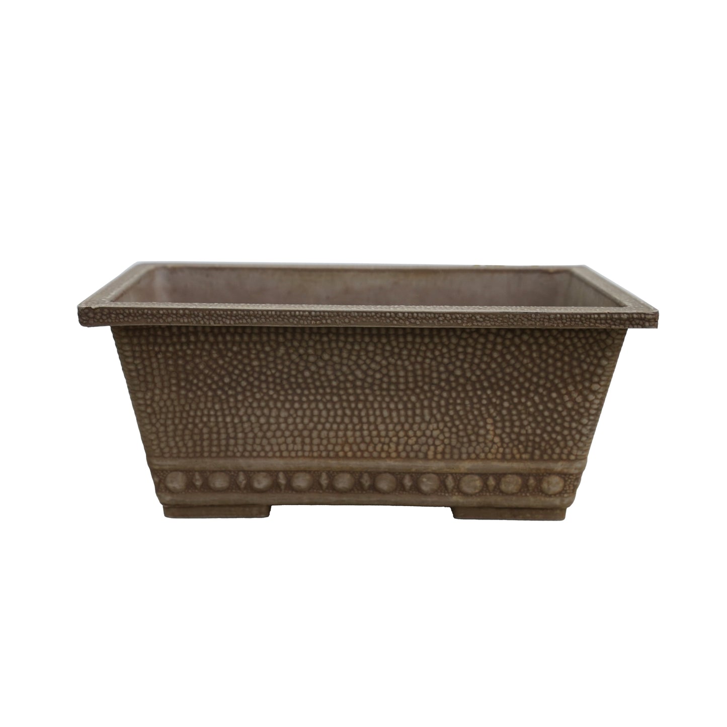 GreenShip 13.4 L x 8.66 W x 5.52 H inch Classic Long Large Rectangular Window Box Planter for Indoor Outdoor Patio Balcony, Durable Window Planter with Drainage Hole(Plants Not Included)