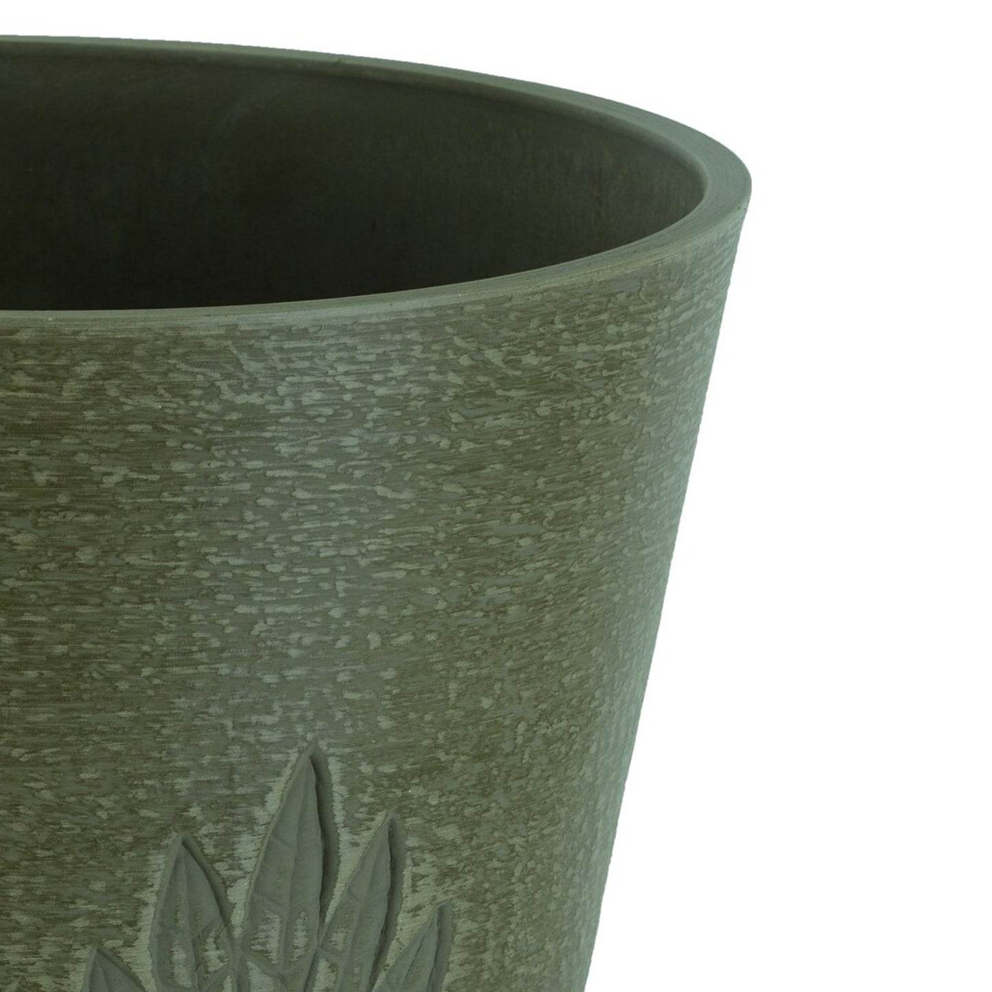 GreenShip Palm and Vine 15 in. W x 12.2 in. H Indoor/Outdoor Resin Decorative Planter