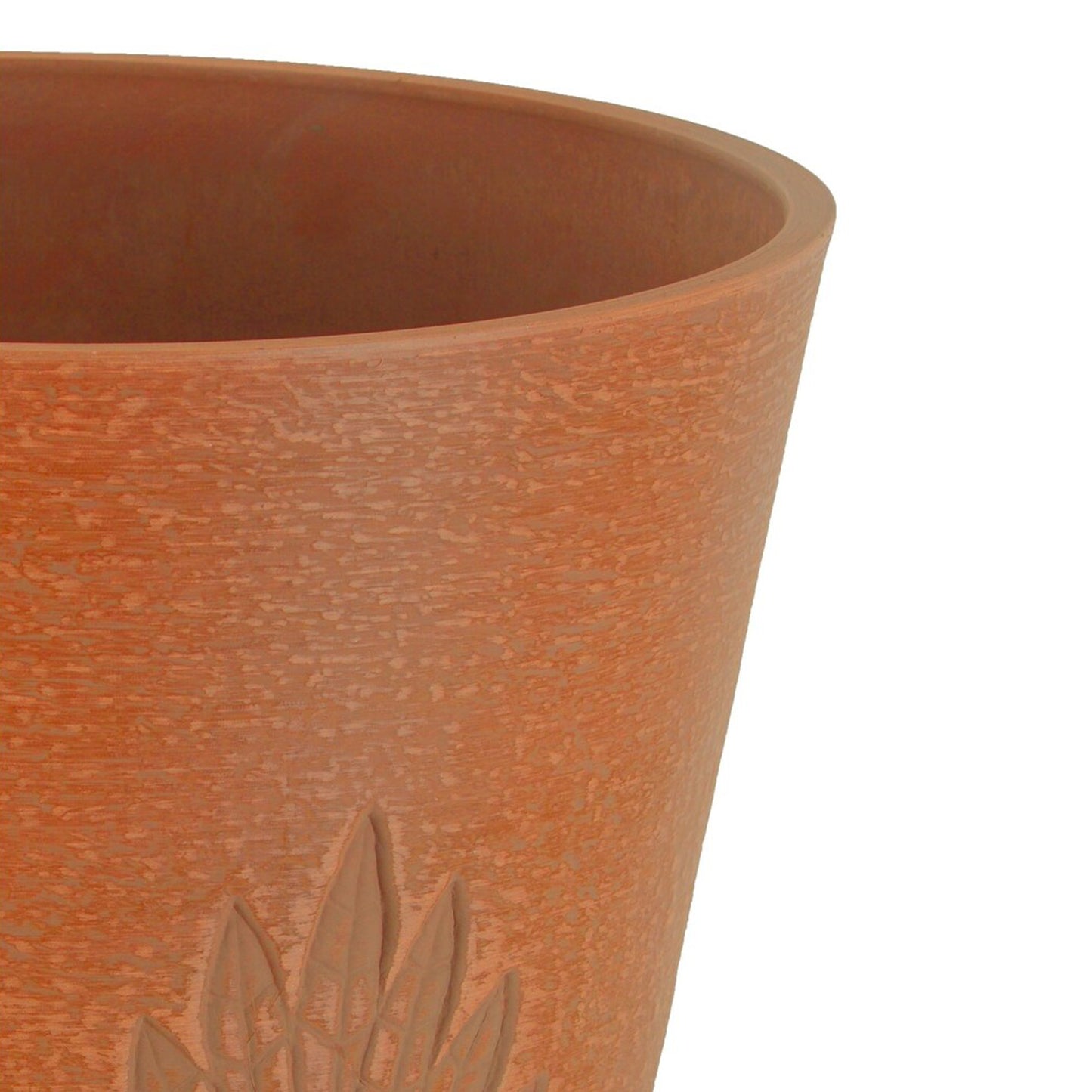 GreenShip Palm and Vine 15 in. W x 12.2 in. H Indoor/Outdoor Resin Decorative Planter