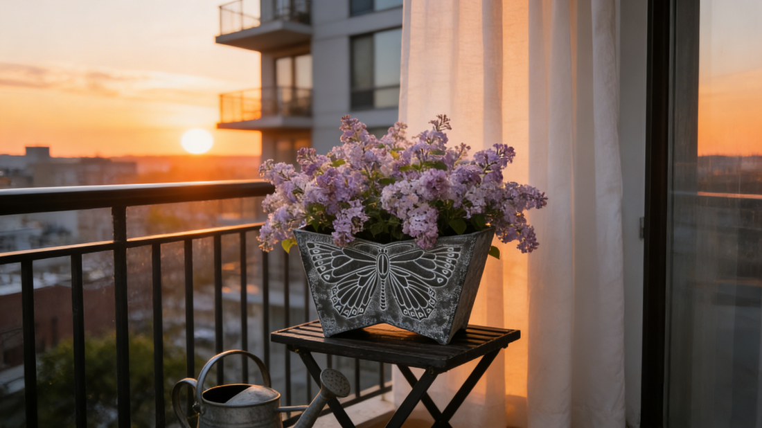 Create a Welcoming Porch Display with Butterfly Relief Planters