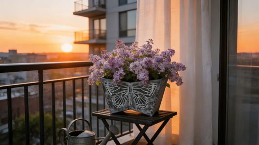 Create a Welcoming Porch Display with Butterfly Relief Planters