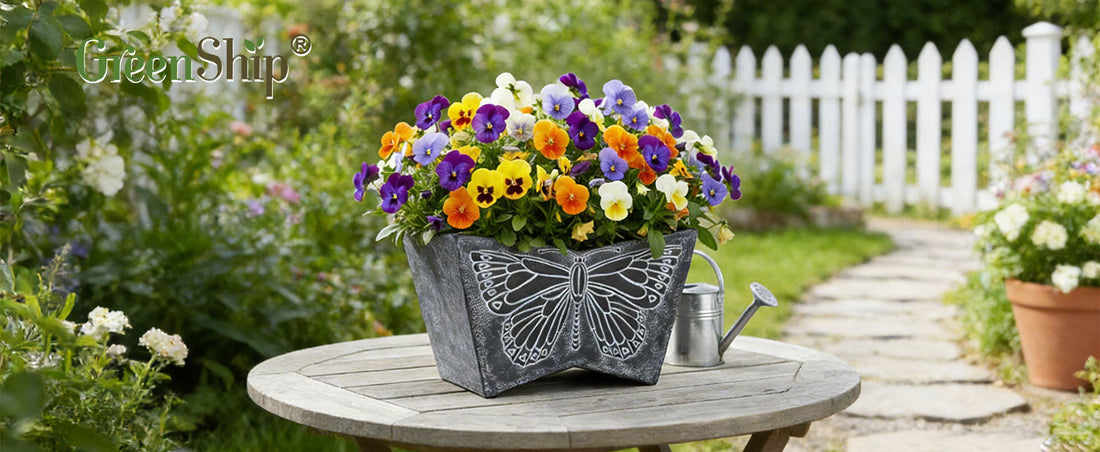 Start the Summer Growing Season with Decorative Butterfly Relief Planters