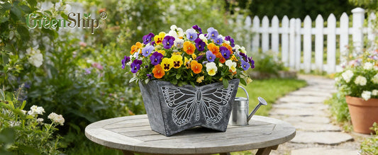 Start the Summer Growing Season with Decorative Butterfly Relief Planters