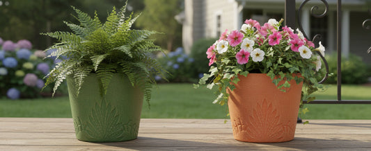 Relief Planters for Summer: A Stylish Home for Flowers, Shrubs, and Greenery