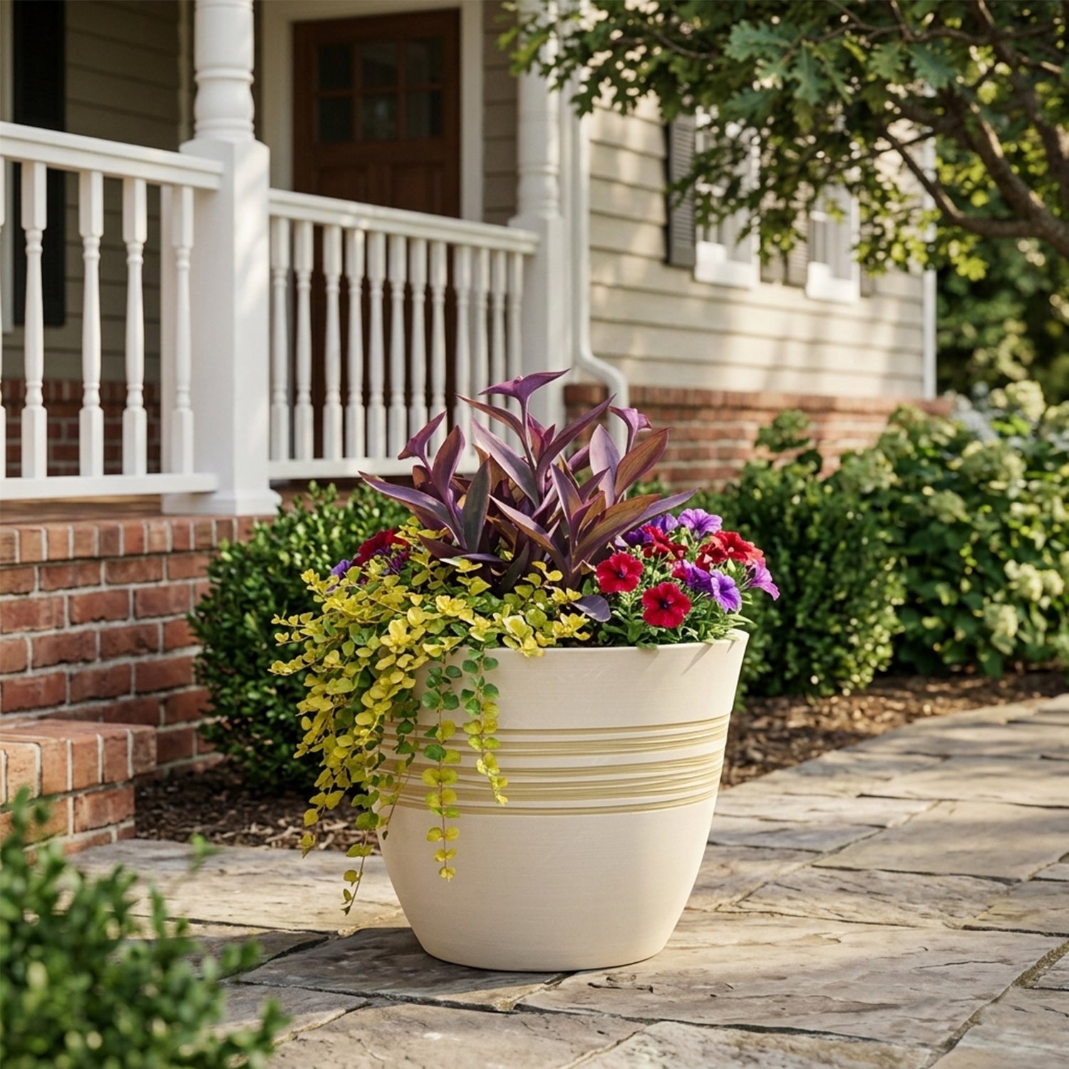 pots near me plants GreenShip Planter Pots for Indoor & Outdoor Plants, Set of 2 Modern De – GreenShip Garden USA