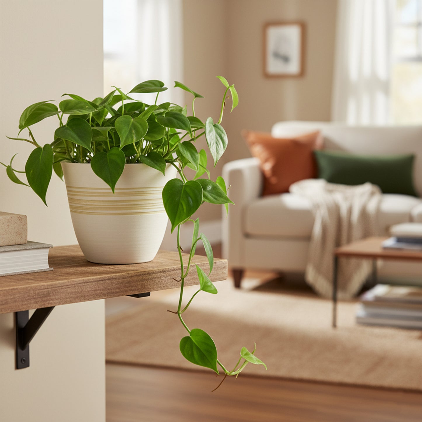 GreenShip Planter for Indoor Outdoor Plants,  Set of 2 Modern Decorative Plant Pots with Drainage Hole,  Decorative Flower Pots(Plants Not Included)