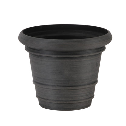 Heavy Rim 15 in. W x 12 in. H Indoor/Outdoor Resin Decorative Planter (Plants Not Included)