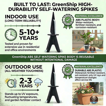 GreenShip 100 Sets of Self Watering Spikes Plant Watering Stakes(Wholesale)
