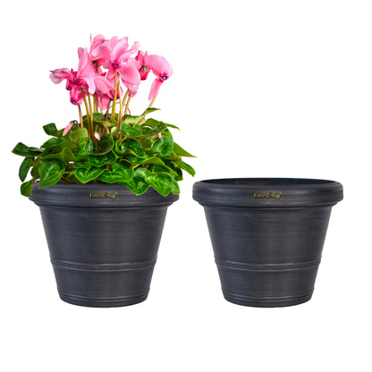 GreenShip 12 inch or 16 inch Large Planter with Drainage Hole,Modern Plant Pots for Indoor Outdoor Garden Plants and Flowers(Plants Not Included)