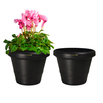 GreenShip 12 inch or 16 inch Large Planter with Drainage Hole,Modern Plant Pots for Indoor Outdoor Garden Plants and Flowers(Plants Not Included)