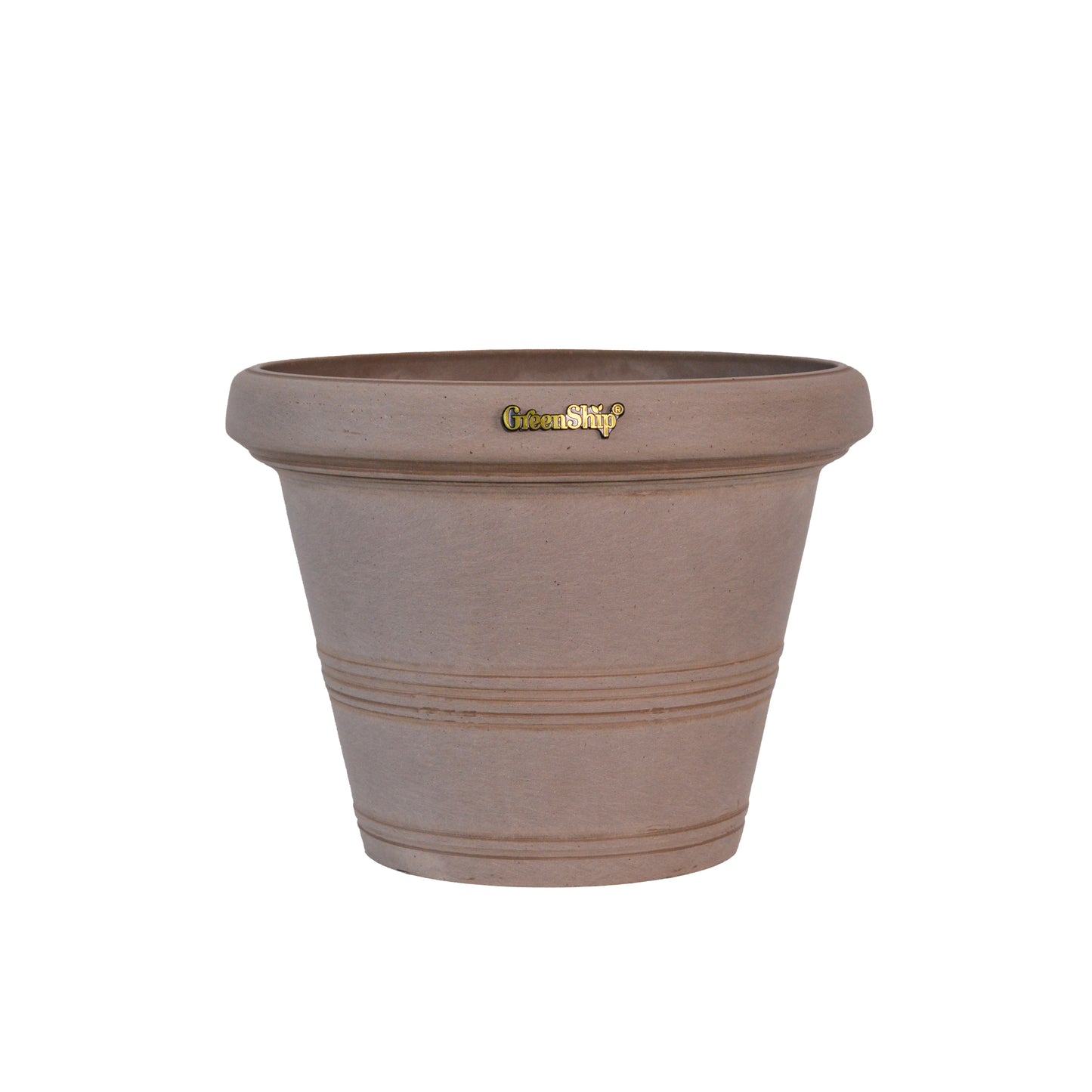 GreenShip 12 inch or 16 inch Large Planter with Drainage Hole,Modern Plant Pots for Indoor Outdoor Garden Plants and Flowers(Plants Not Included)