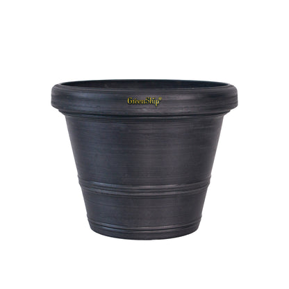 GreenShip 12 inch or 16 inch Large Planter with Drainage Hole,Modern Plant Pots for Indoor Outdoor Garden Plants and Flowers(Plants Not Included)