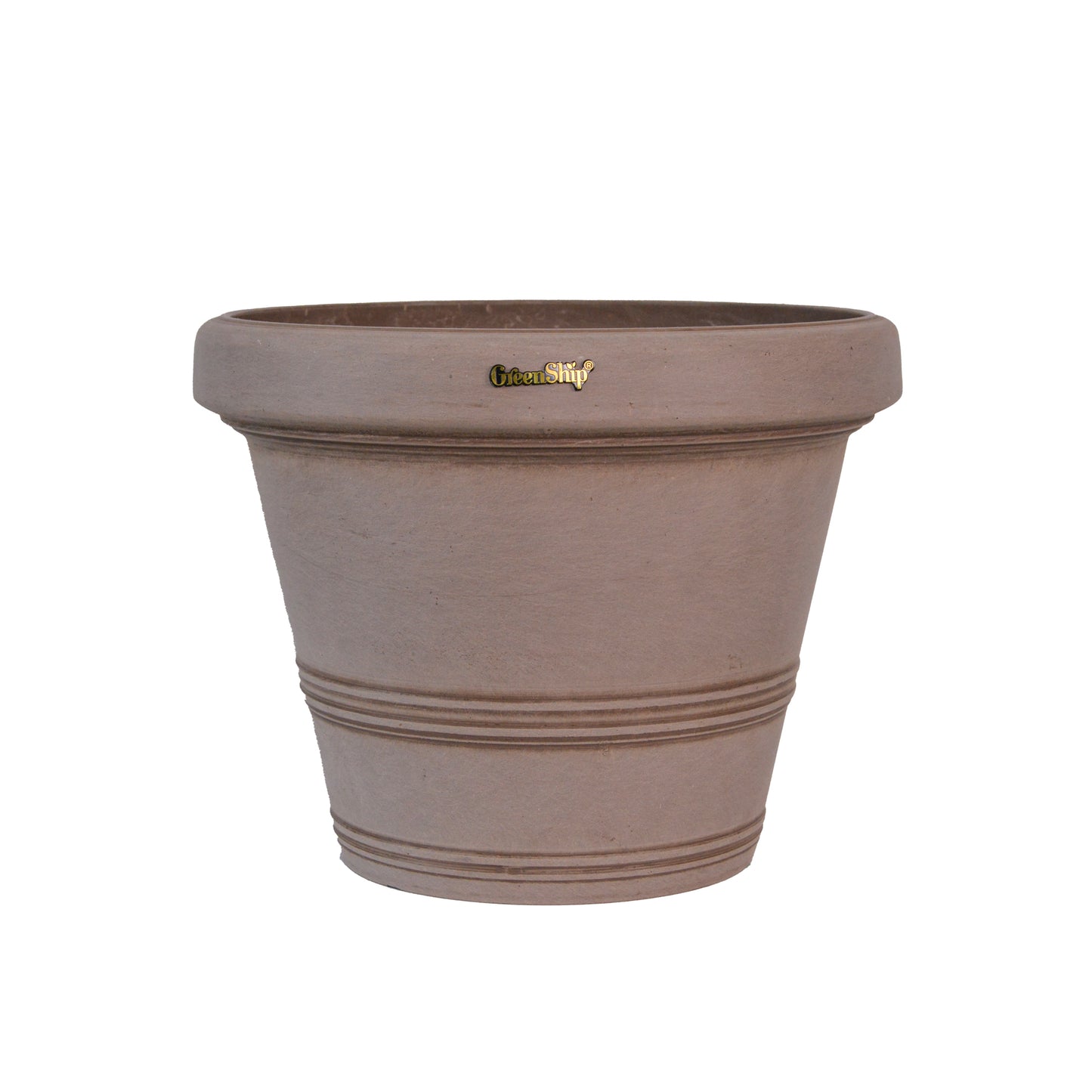 GreenShip 12 inch or 16 inch Large Planter with Drainage Hole,Modern Plant Pots for Indoor Outdoor Garden Plants and Flowers(Plants Not Included)