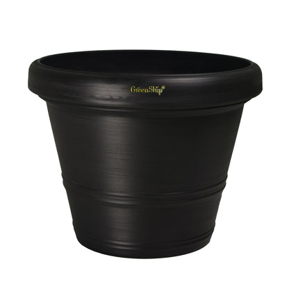 GreenShip 12 inch or 16 inch Large Planter with Drainage Hole,Modern Plant Pots for Indoor Outdoor Garden Plants and Flowers(Plants Not Included)