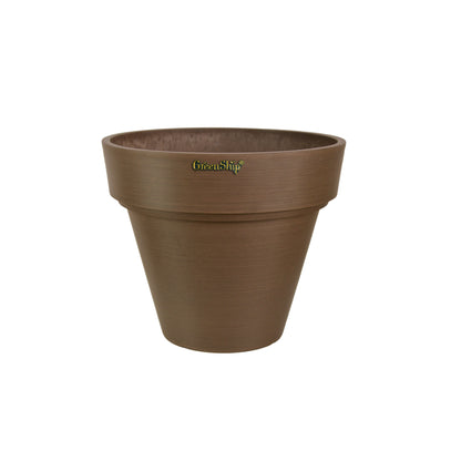 GreenShip 10 inch or 12 inch Large Planter with Drainage Hole,Modern Plant Pots for Indoor Outdoor Garden Plants and Flowers(Plants Not Included)